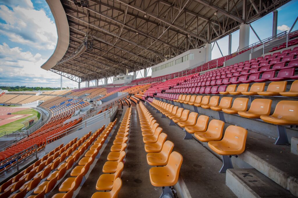 Stadium and seat